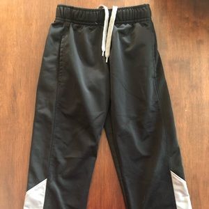 Boys Black Athletic Pants